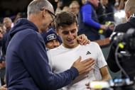 Nardi pictured at the 2024 BNP Paribas Open in Indian Wells
